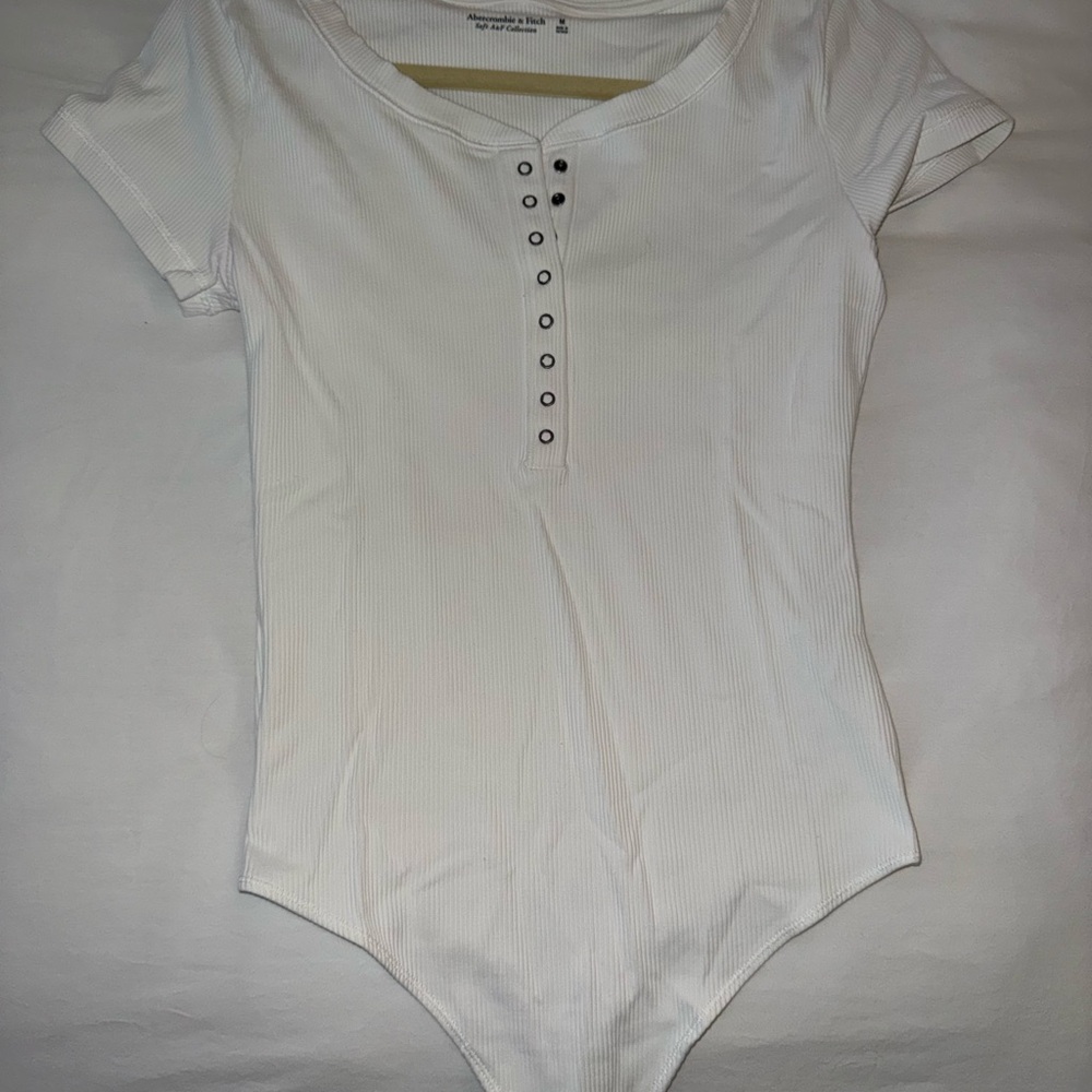 Abercrombie & Fitch White Bodysuit